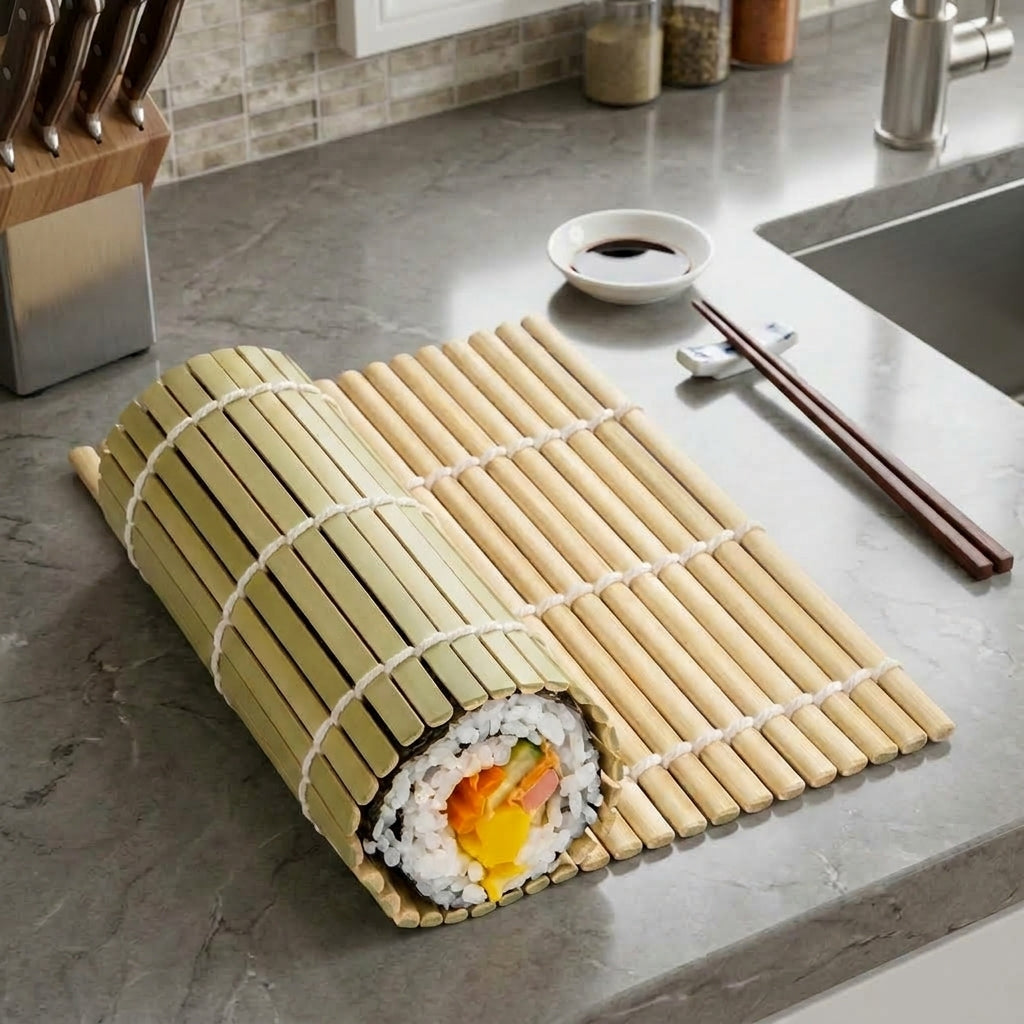 Bamboo Sushi Rolling Mat | Ducent Decor