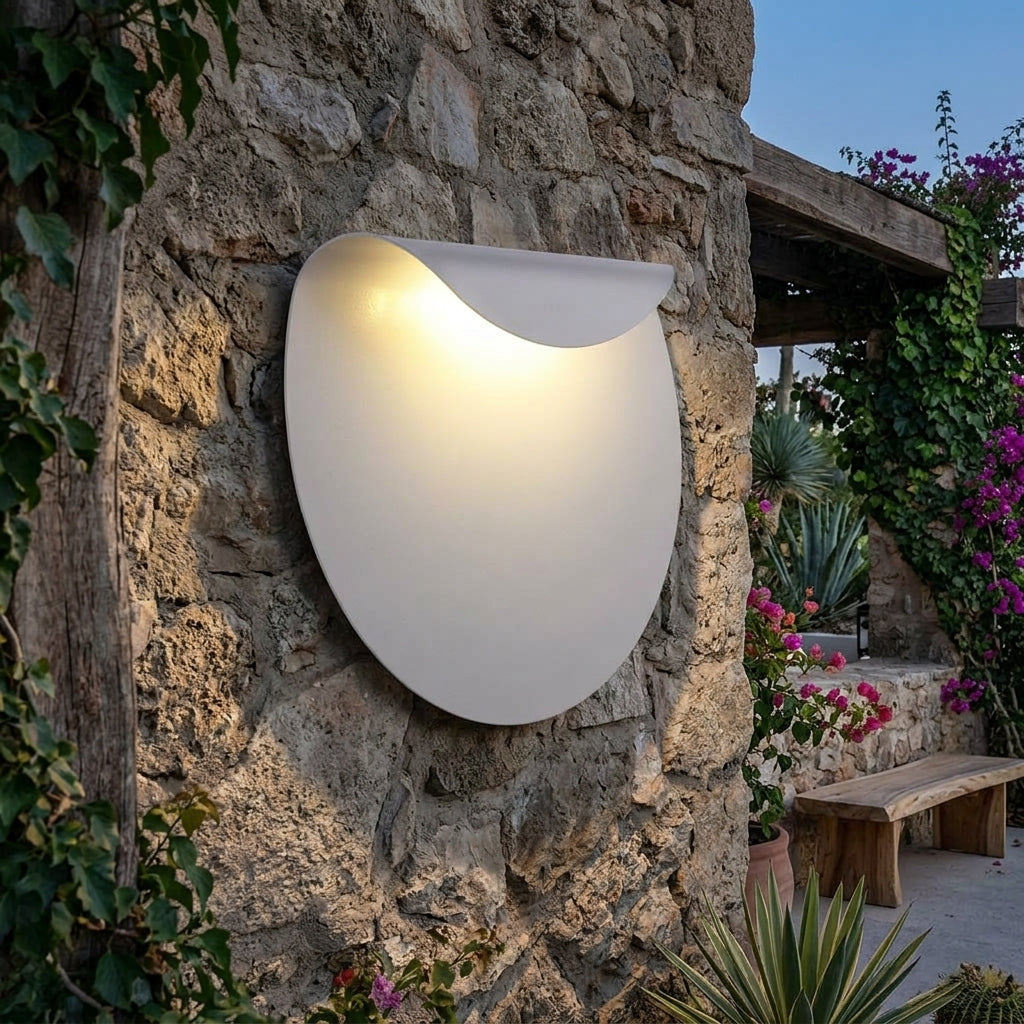 Modern Minimalist White Wall Lamp - Ducent Decor