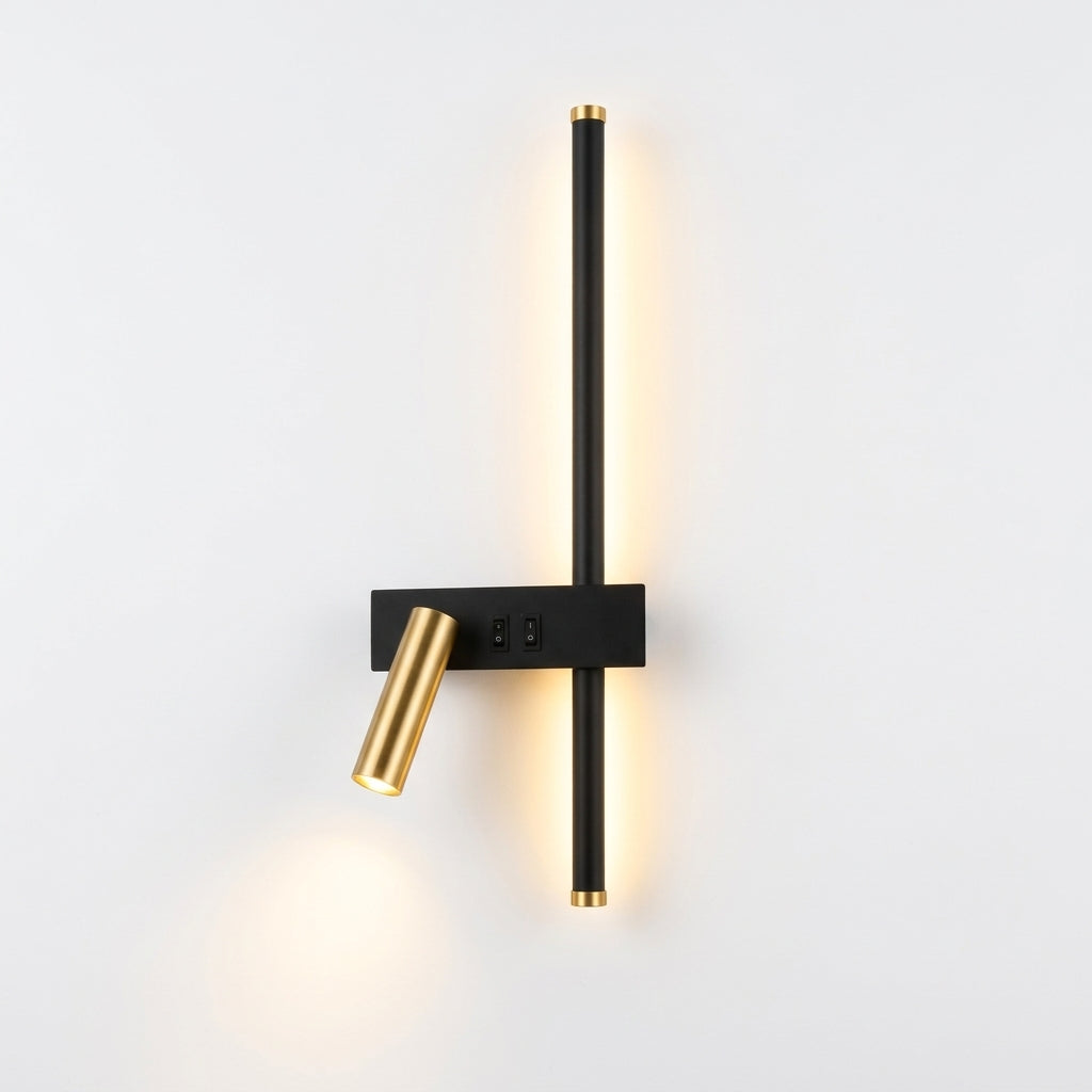 Modern LED Wall Sconce with Adjustable Spotlight, Wall Light, for Study, Dining Room & Kitchen.