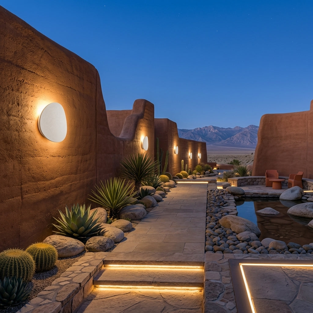 Outdoor Wall Sconce for Garden, Courtyard & Balcony