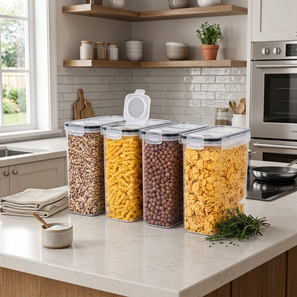 Food Storage Containers with Lids - 4pcs