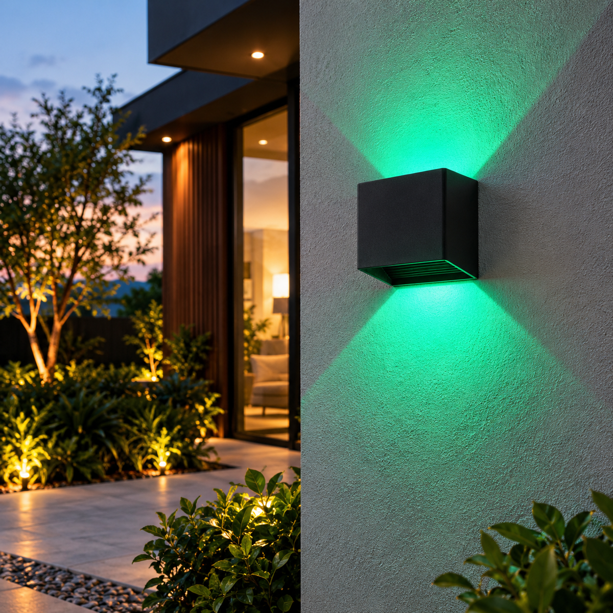 Remote Control - Color Changing Dimmable Up Down Wall Sconce